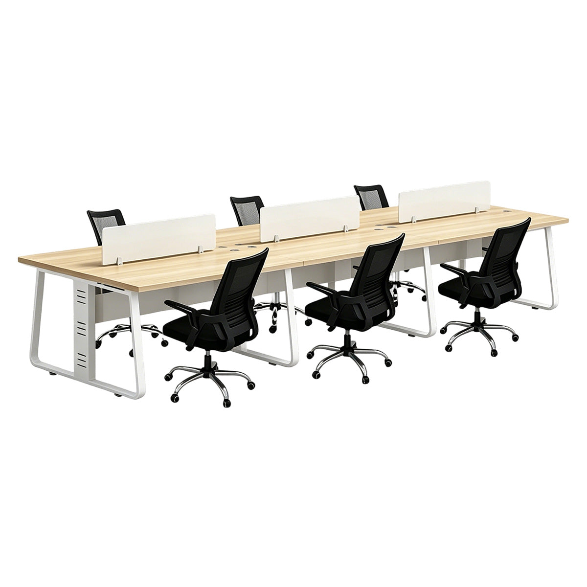 Fully Upgraded Flexible Combination Face to Face Two Person Desk