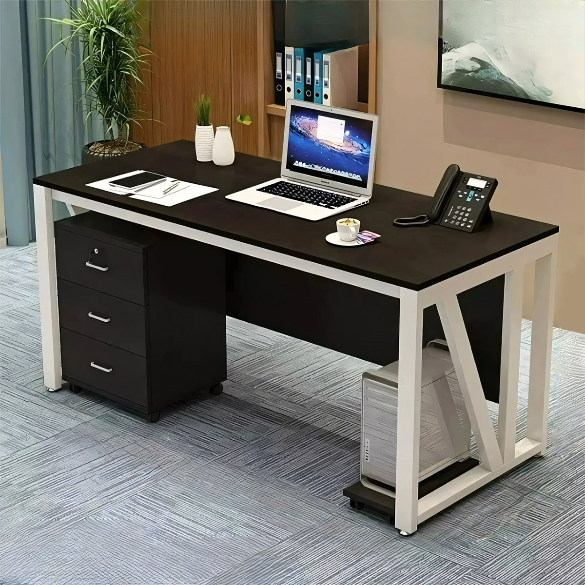 Executive Office Desktop Computer Desk Simple and Modern