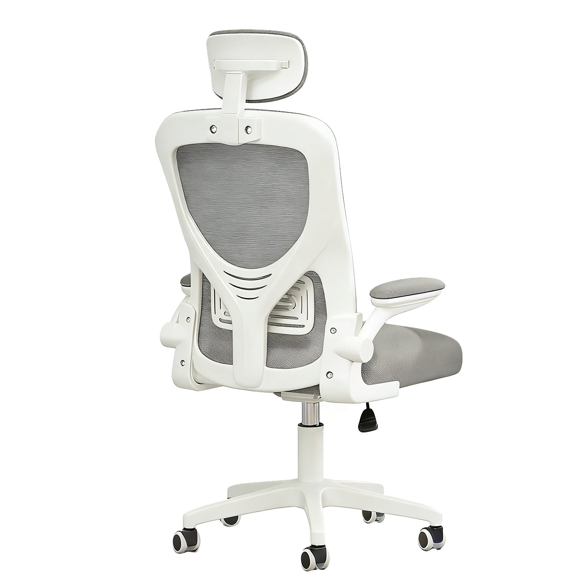 Ergonomic Mesh Office Chair with Adjustable Armrests, Lumbar Support, and Latex Seat Cushion