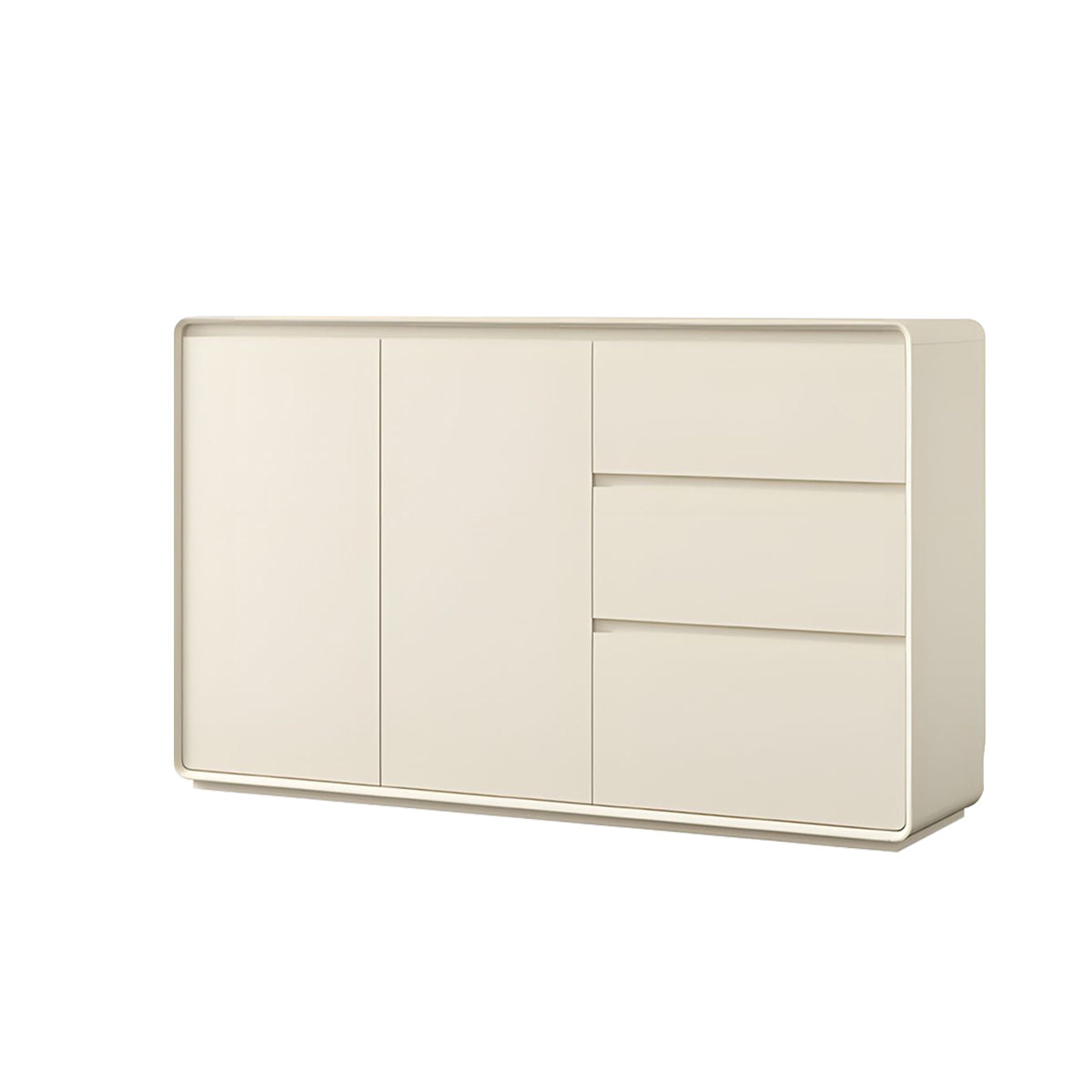 Minimalist Classic Sideboard with Handle Free Drawers Adjustable Shelves