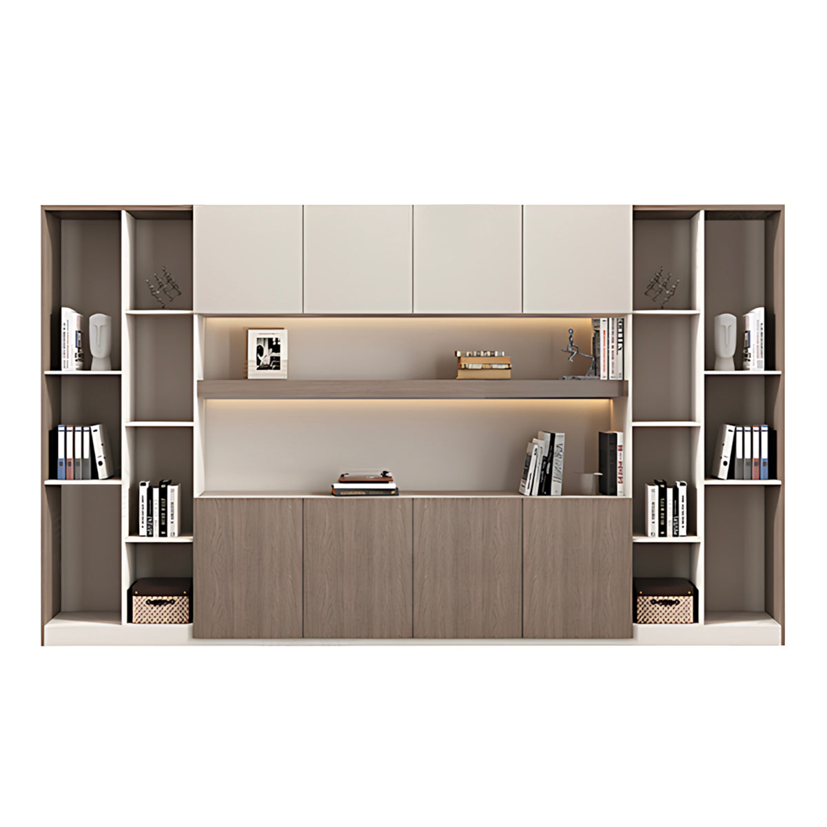 Premium Modern Storage Cabinet with Doors and Shelves for Office and Home