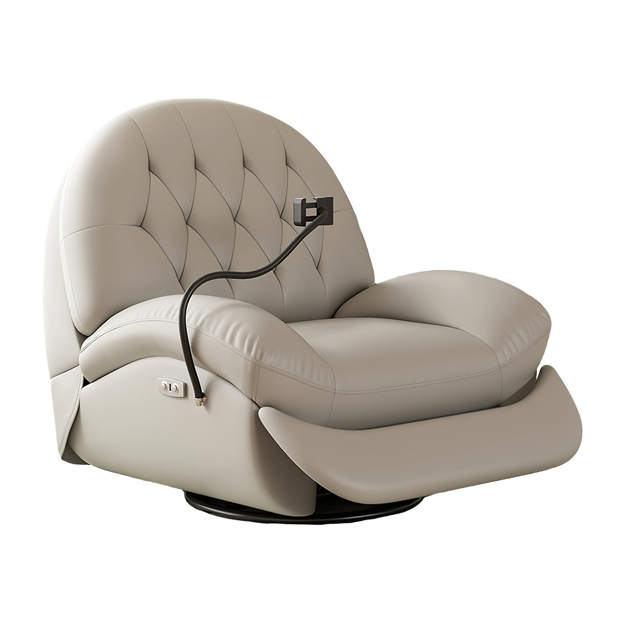 Multi-Functional Semi-Circular Backrest Recliner Sofa with Phone Holder