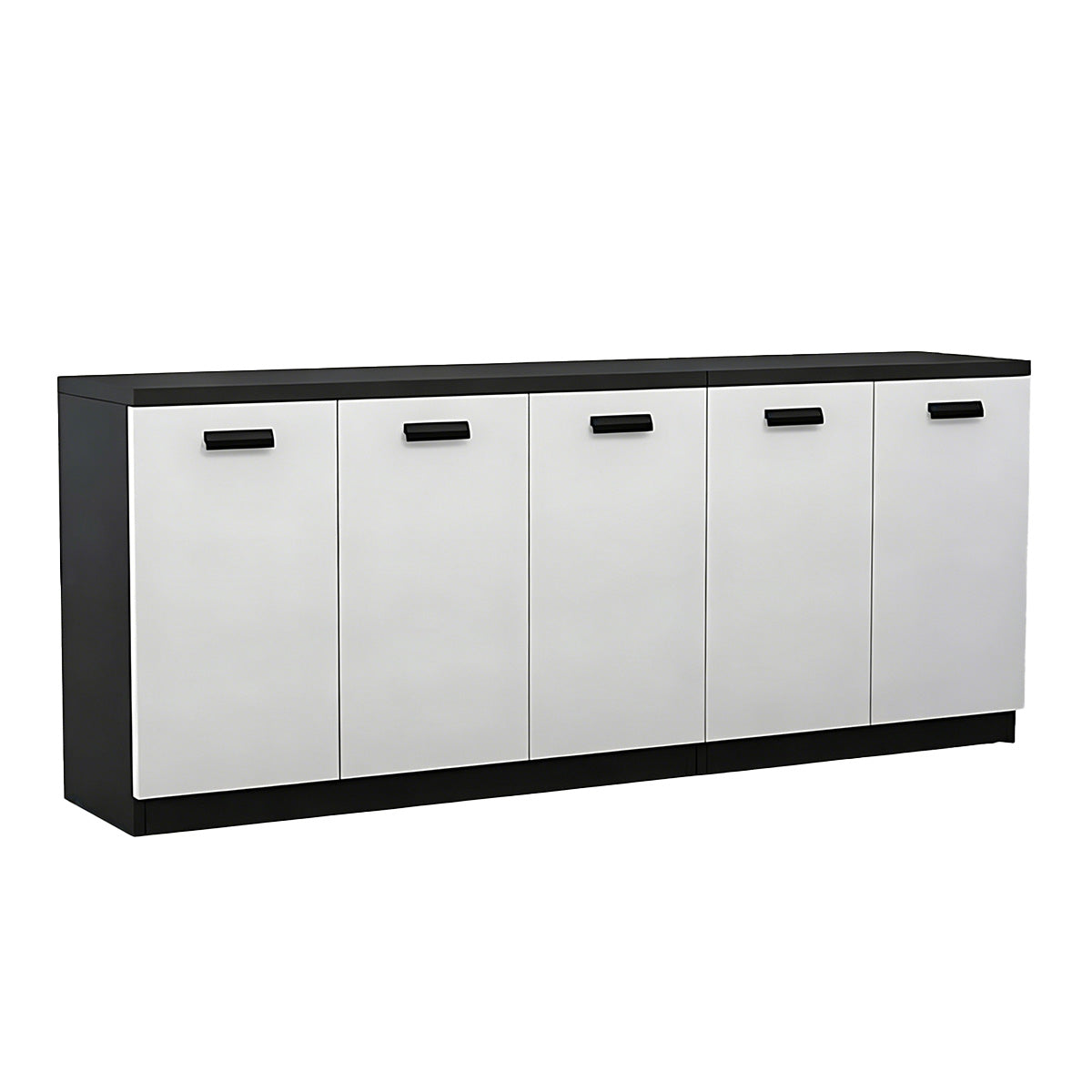 Minimalist Office Storage Cabinet with Printer Stand