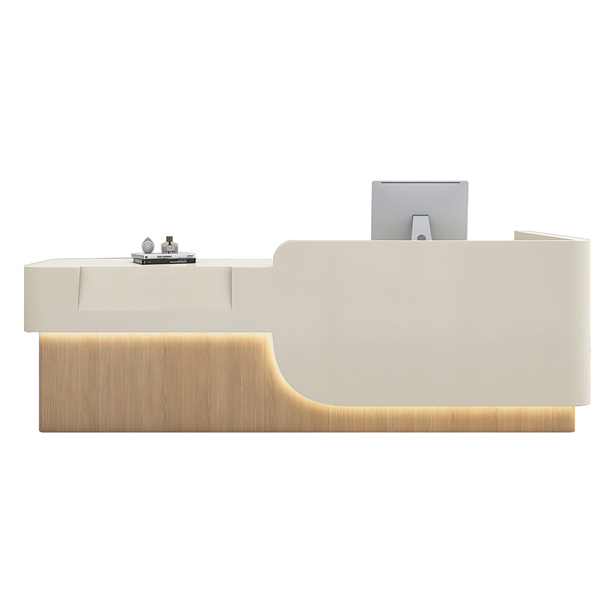Modern Reception Desk Eco Friendly and Durable for Office
