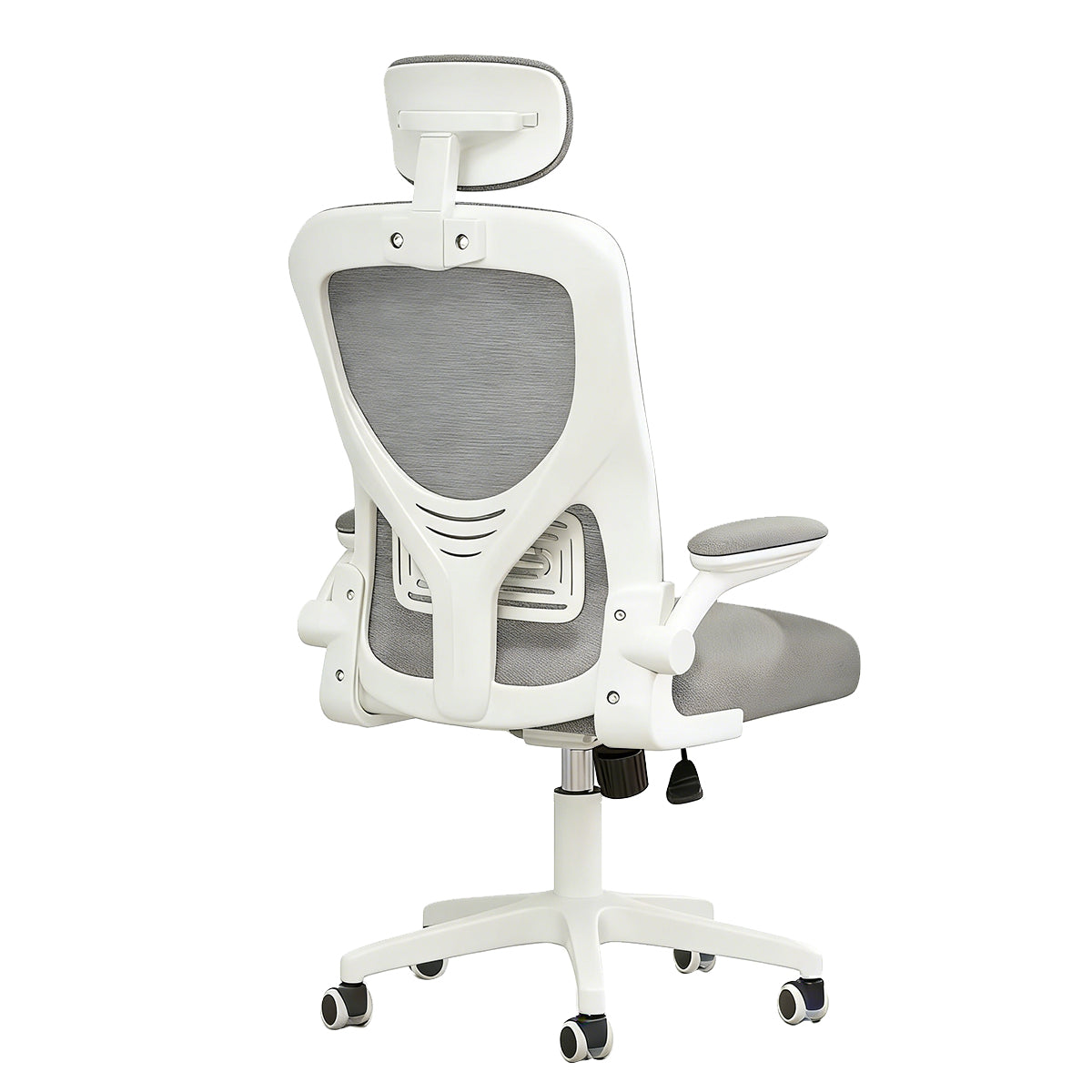 Ergonomic Mesh Office Chair with Adjustable Armrests, Lumbar Support, and Latex Seat Cushion