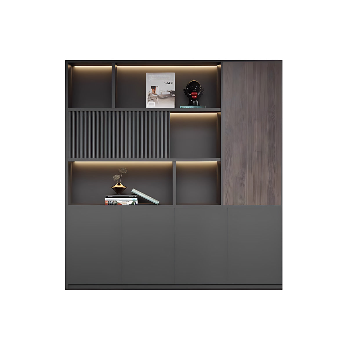 Stylish Multi-Functional Storage Cabinet for Modern Home and Office