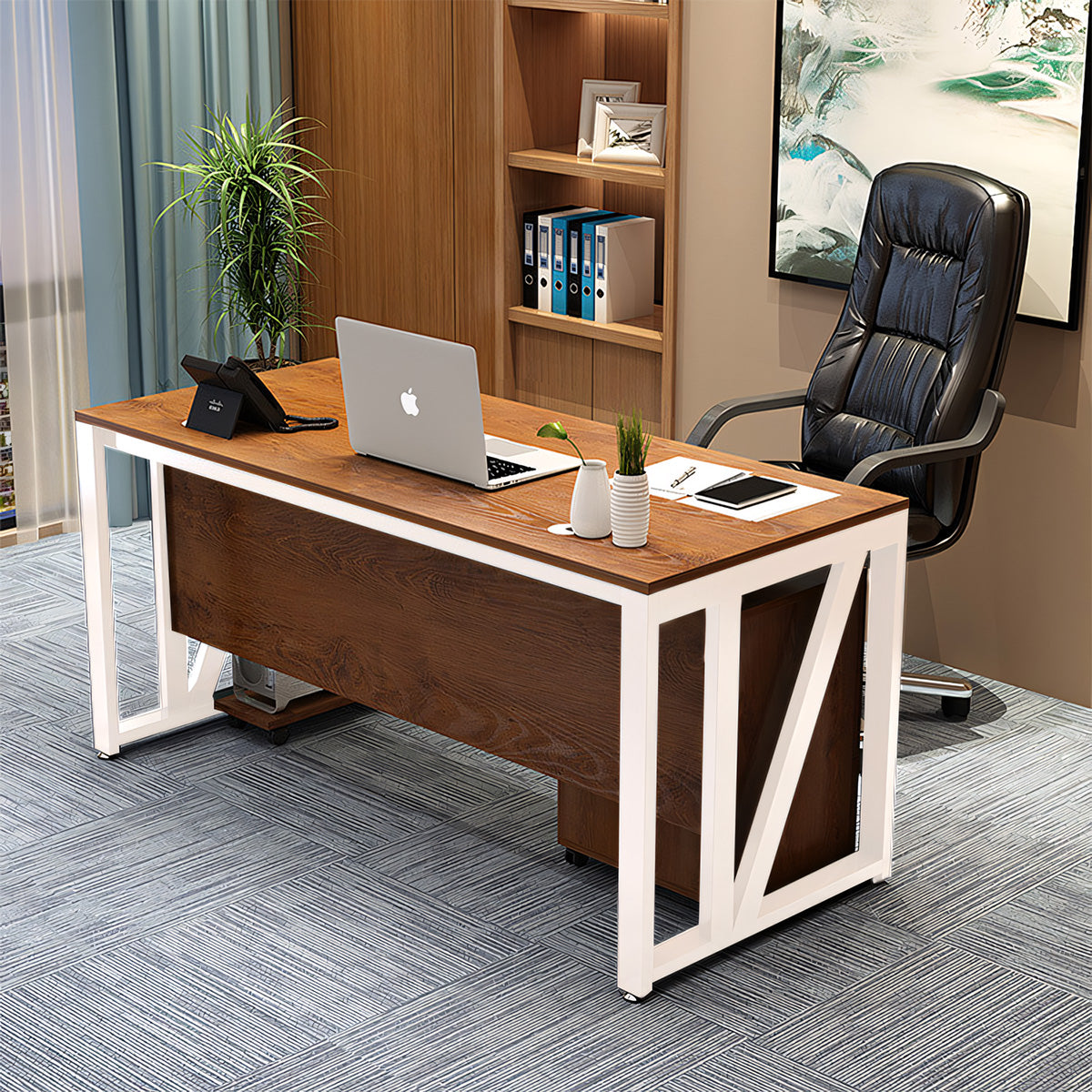 Executive Office Desktop Computer Desk Simple and Modern