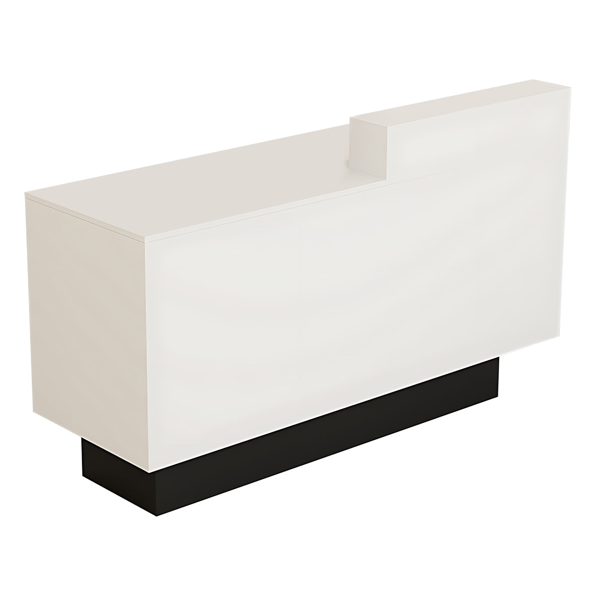 Minimalist Premium Reception Desk with Elevated Base
