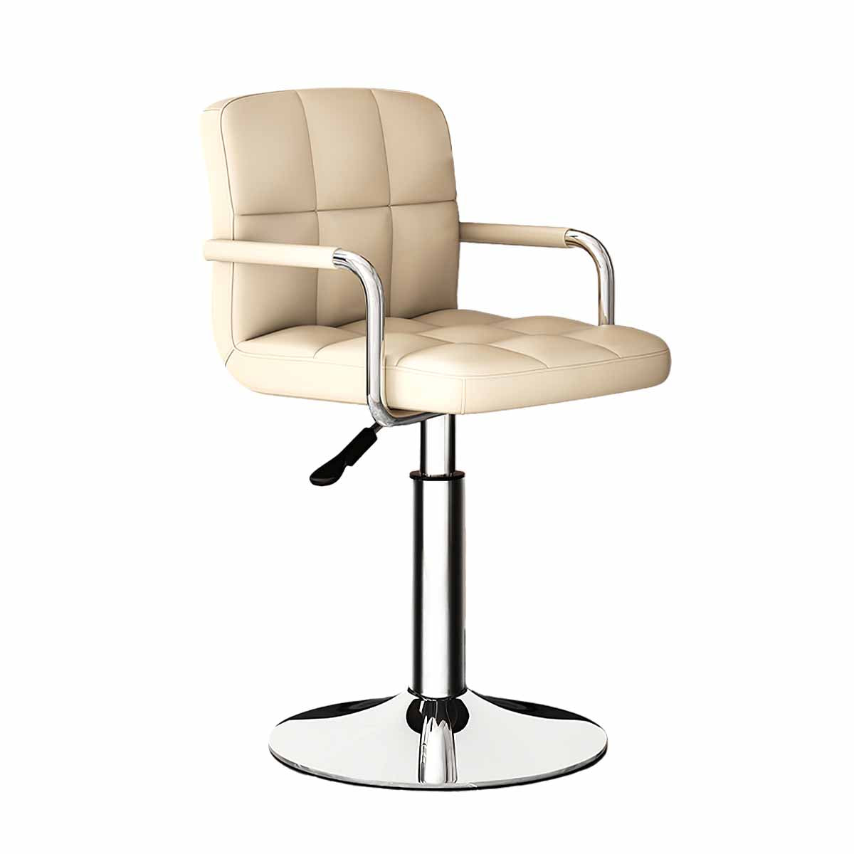 Adjustable Bar Stool with Backrest & Swivel for Commercial and Home