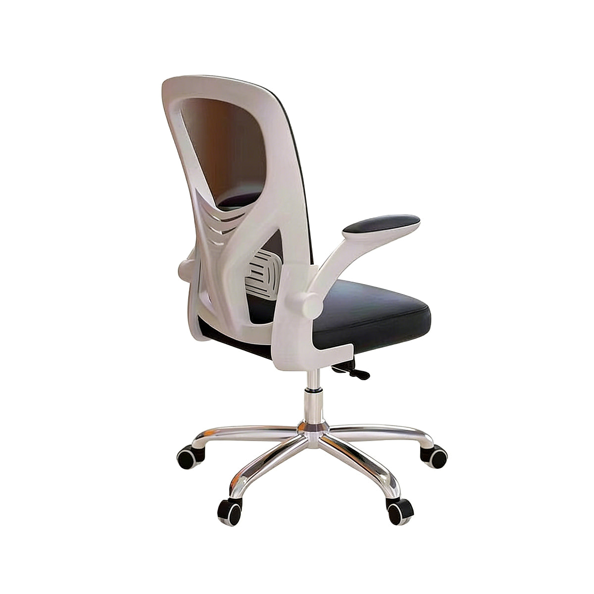 Ergonomic Mesh Office Chair with Adjustable Armrests, Lumbar Support, and Latex Seat Cushion