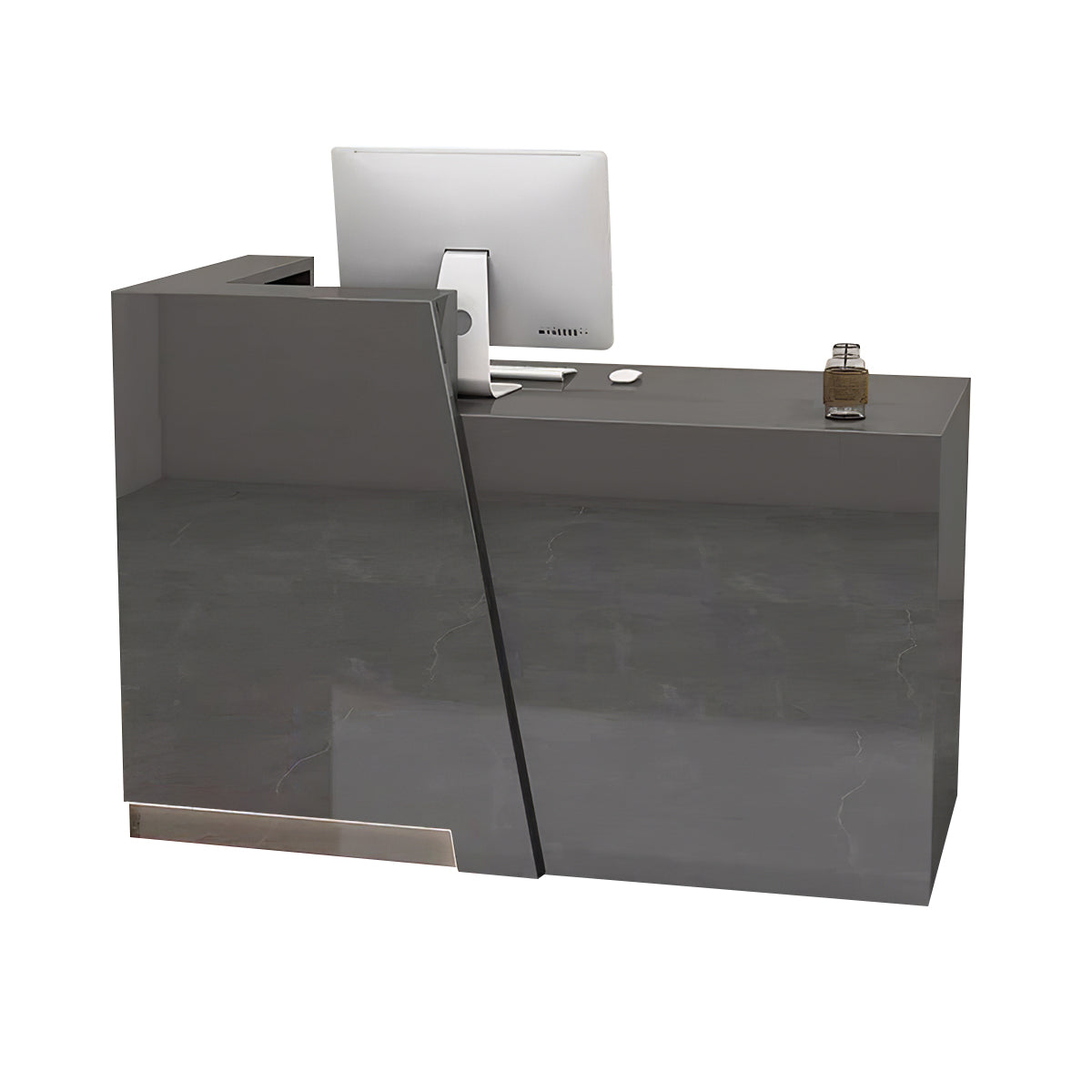 Minimalist Glossy Clothing Store Cashier Counter