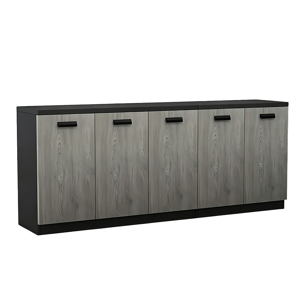 Minimalist Office Storage Cabinet with Printer Stand