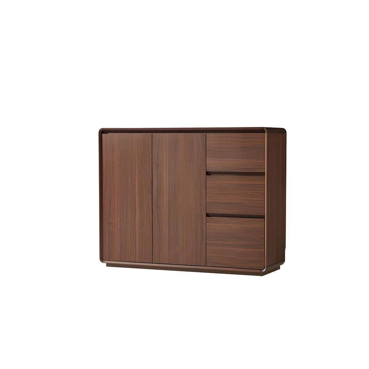 Minimalist Classic Sideboard with Handle Free Drawers Adjustable Shelves