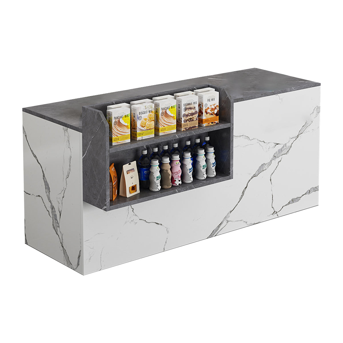 Compact and Simple Counter Cashier Front Desk Reception Desk