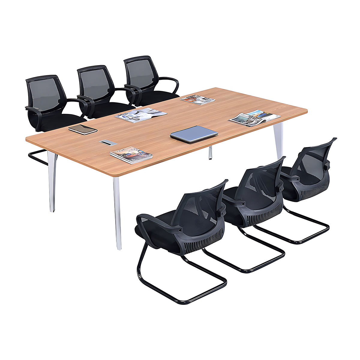 Small Wooden Conference Table Negotiating Table Office Desk