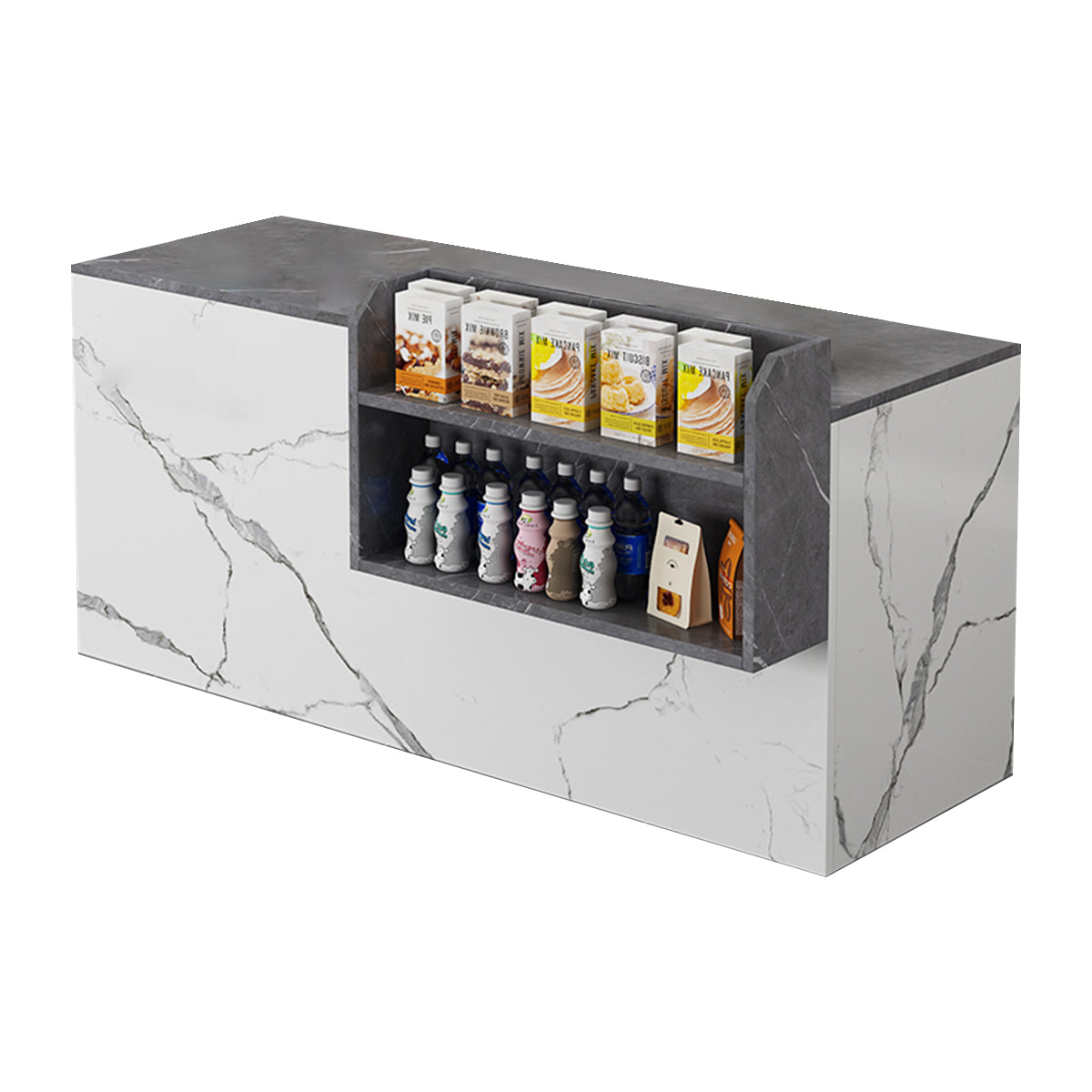 Compact and Simple Counter Cashier Front Desk Reception Desk