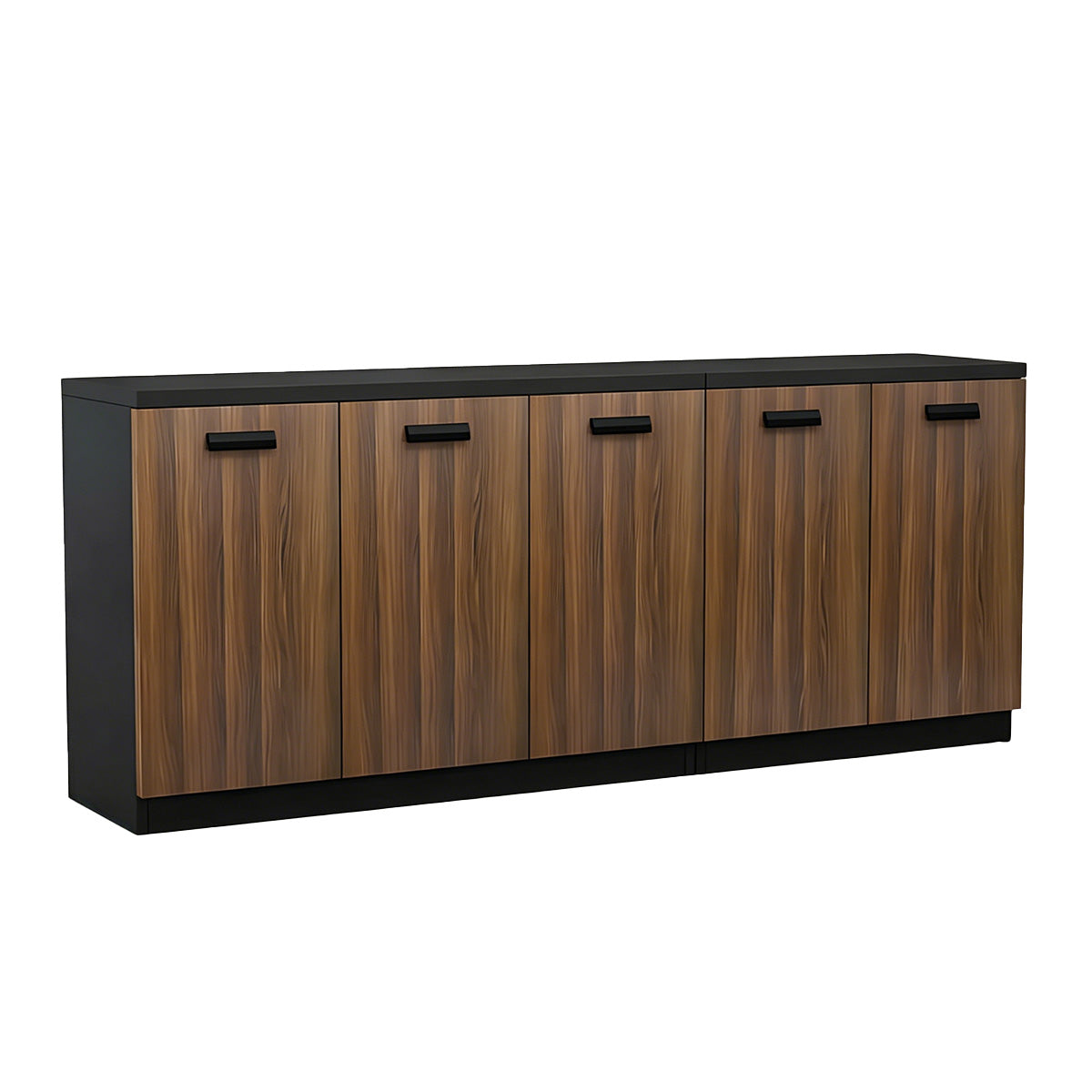 Minimalist Office Storage Cabinet with Printer Stand