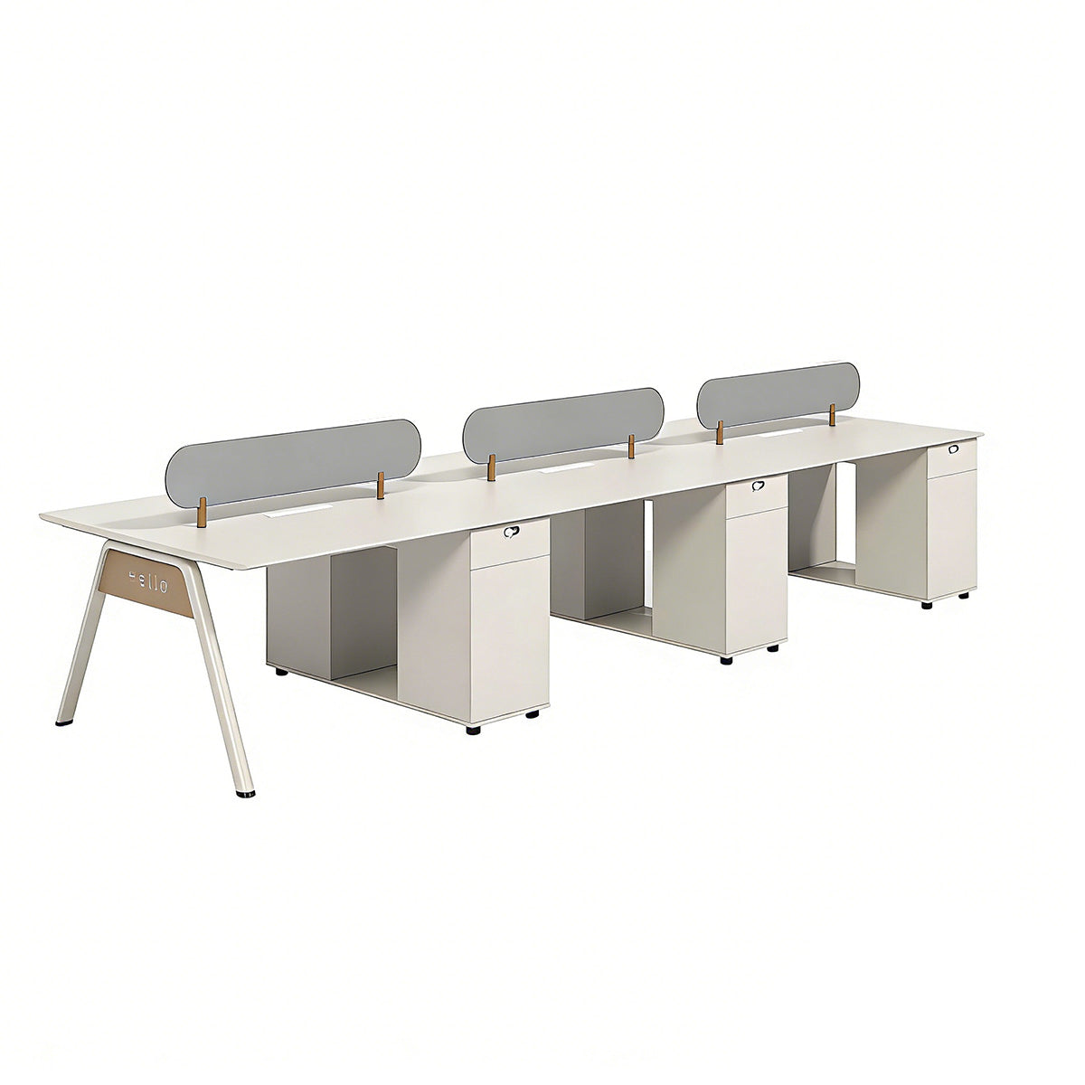 Office Desk, Premium, L142" x W47" x H30", for executive office workspace, modern executive office furniture