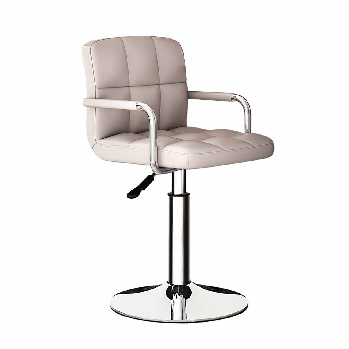 Adjustable Bar Stool with Backrest & Swivel for Commercial and Home