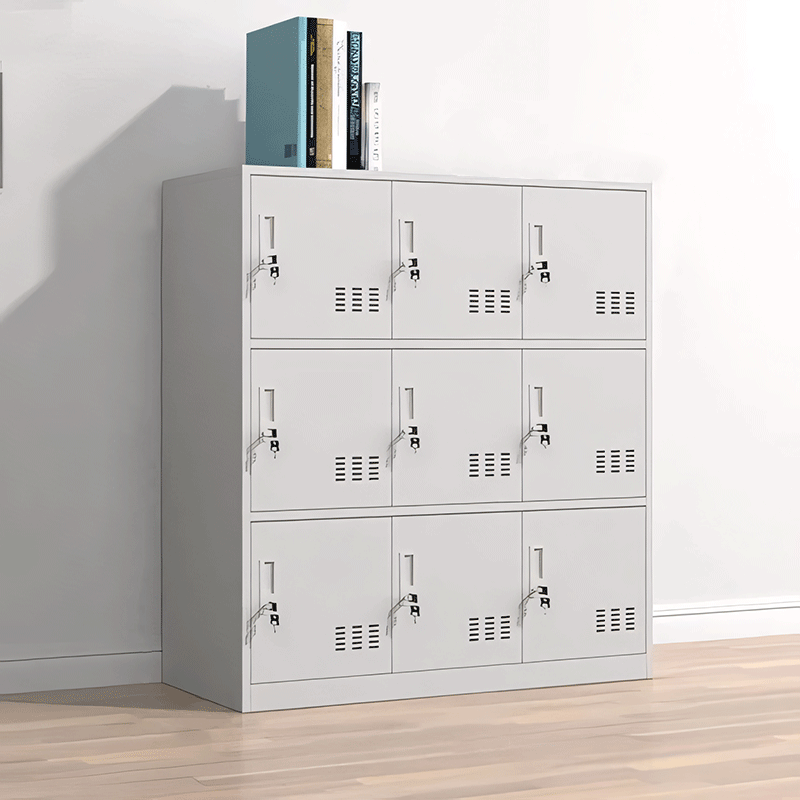 Backpack Cabinet, Employee File Cabinet, Lockable Storage Locker