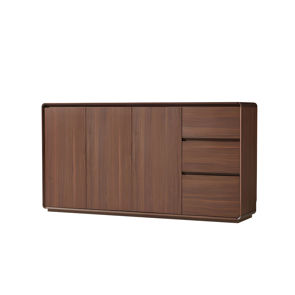Minimalist Classic Sideboard with Handle Free Drawers Adjustable Shelves