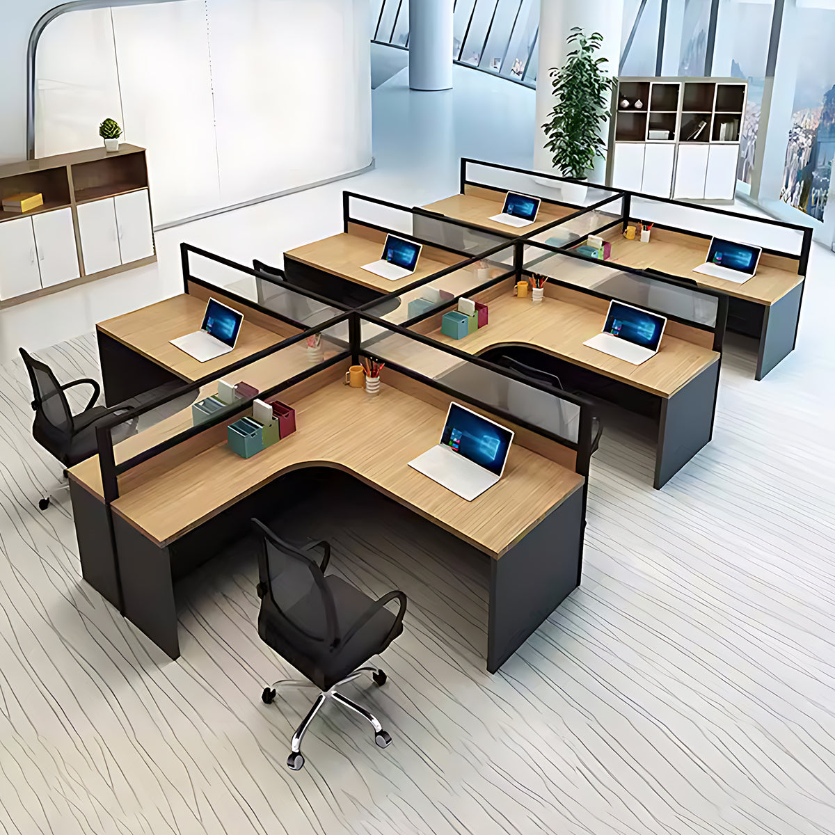 A Screen Office with Multiple Styles and Two Way Options