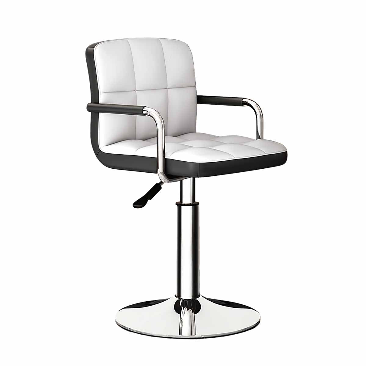 Adjustable Bar Stool with Backrest & Swivel for Commercial and Home
