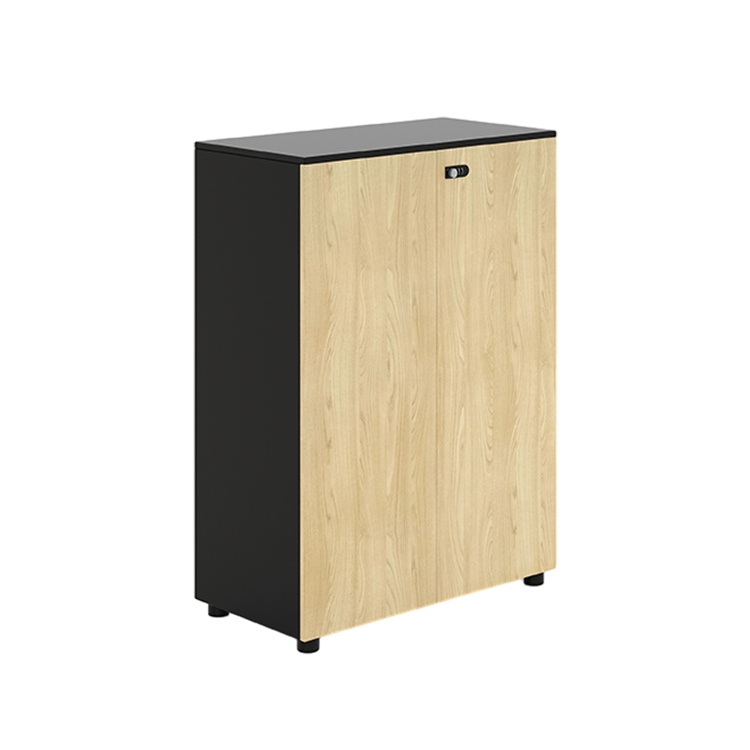 Office File Cabinet, Wooden Partition Cabinet with Password Lock