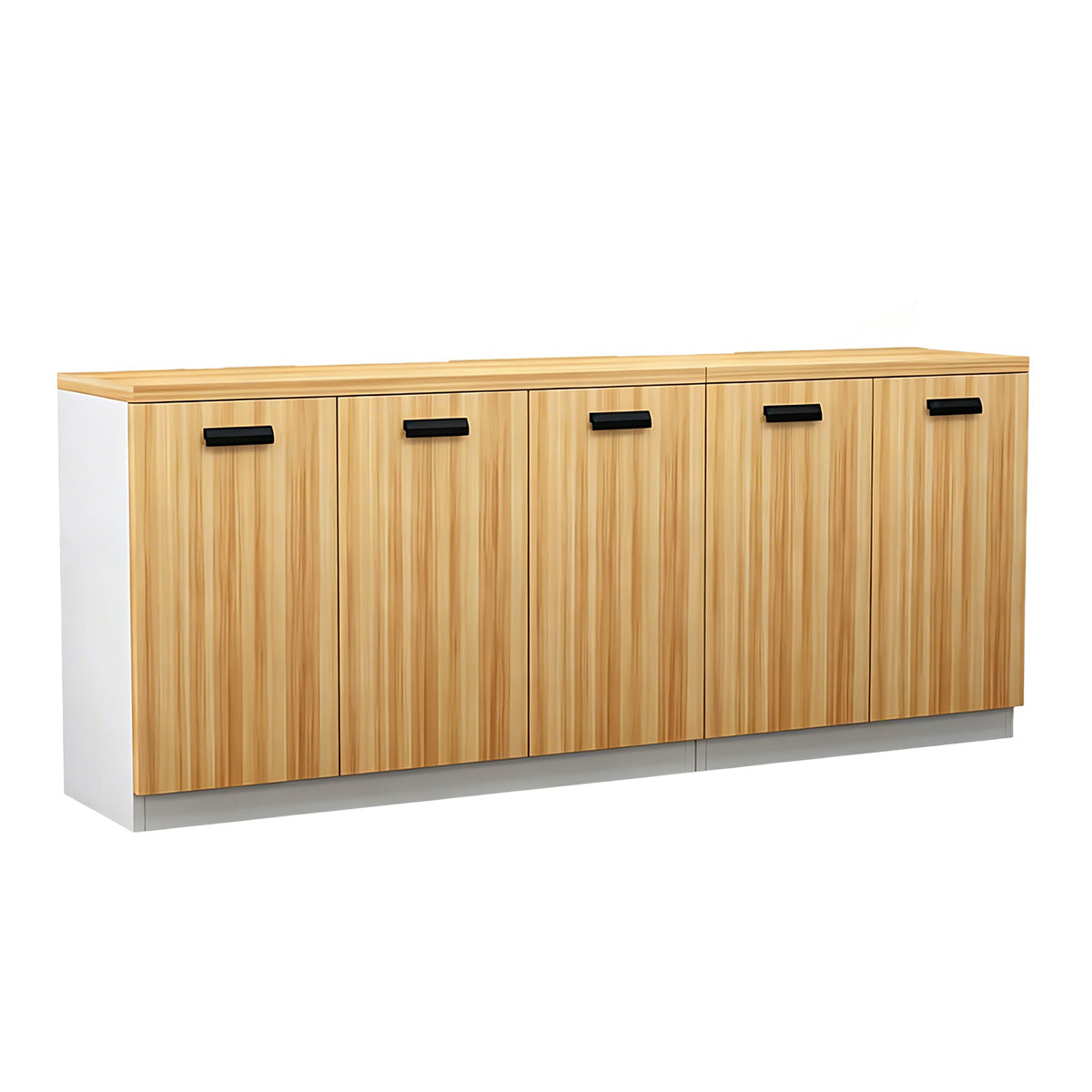 Minimalist Office Storage Cabinet with Printer Stand