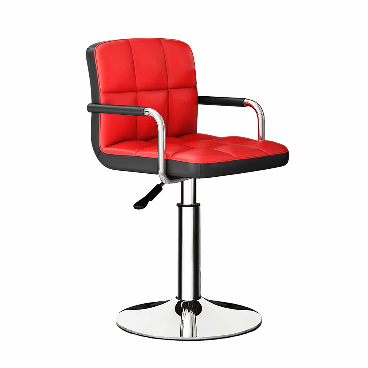 Adjustable Bar Stool with Backrest & Swivel for Commercial and Home