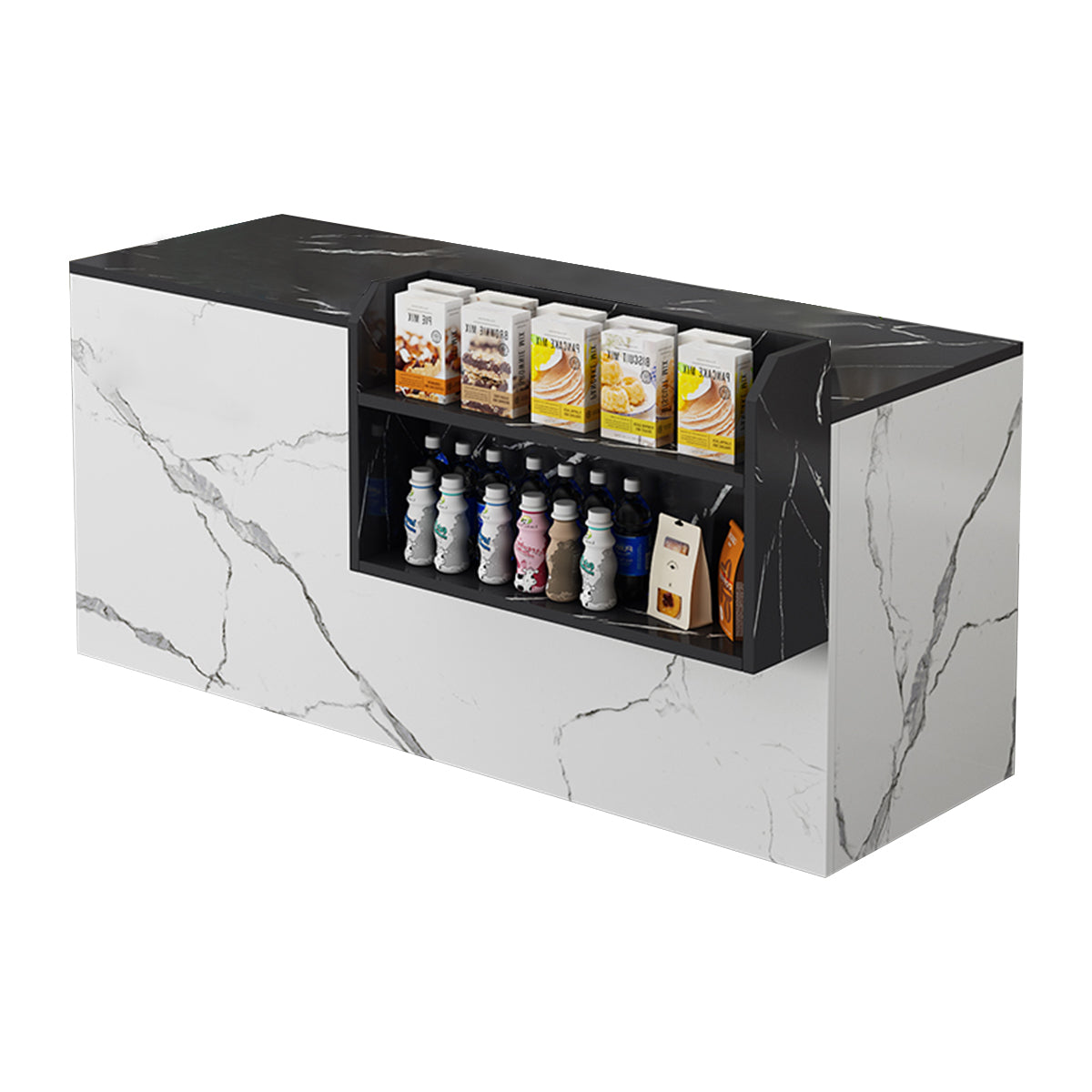 Compact and Simple Counter Cashier Front Desk Reception Desk