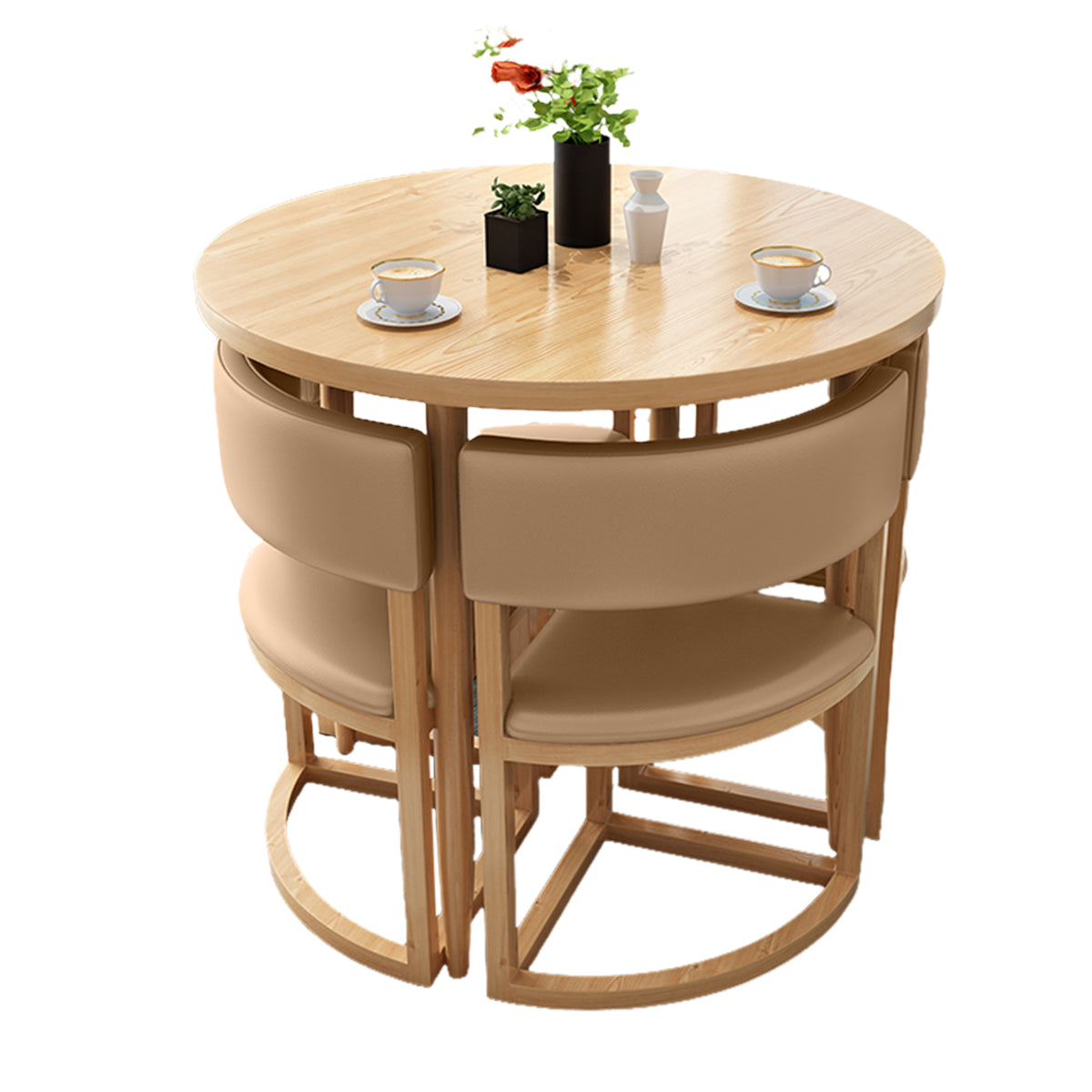 4-Seater Office Table and Chair Set