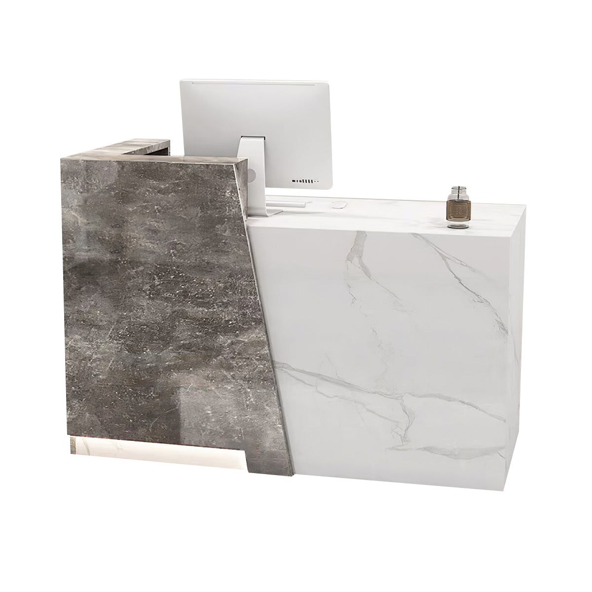 Minimalist Glossy Clothing Store Cashier Counter