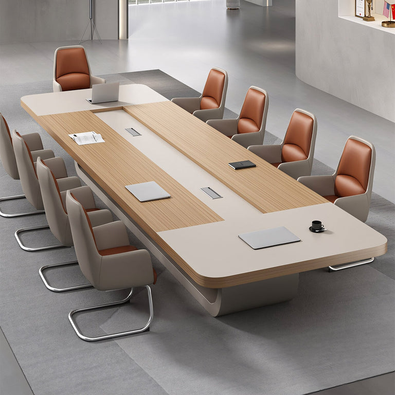 Efficient Modern Oval Conference Table