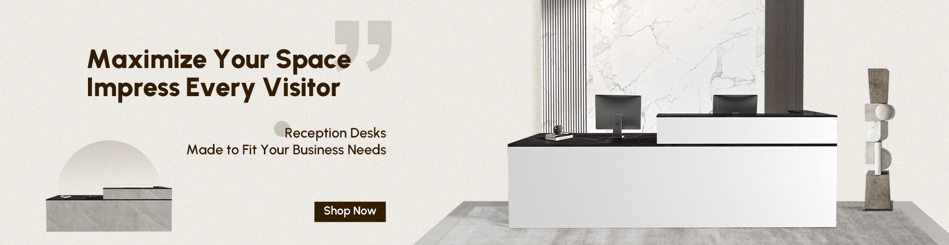 Document Reception Desk Reception Desks for Modern Offices | Anzhap Office Furniture