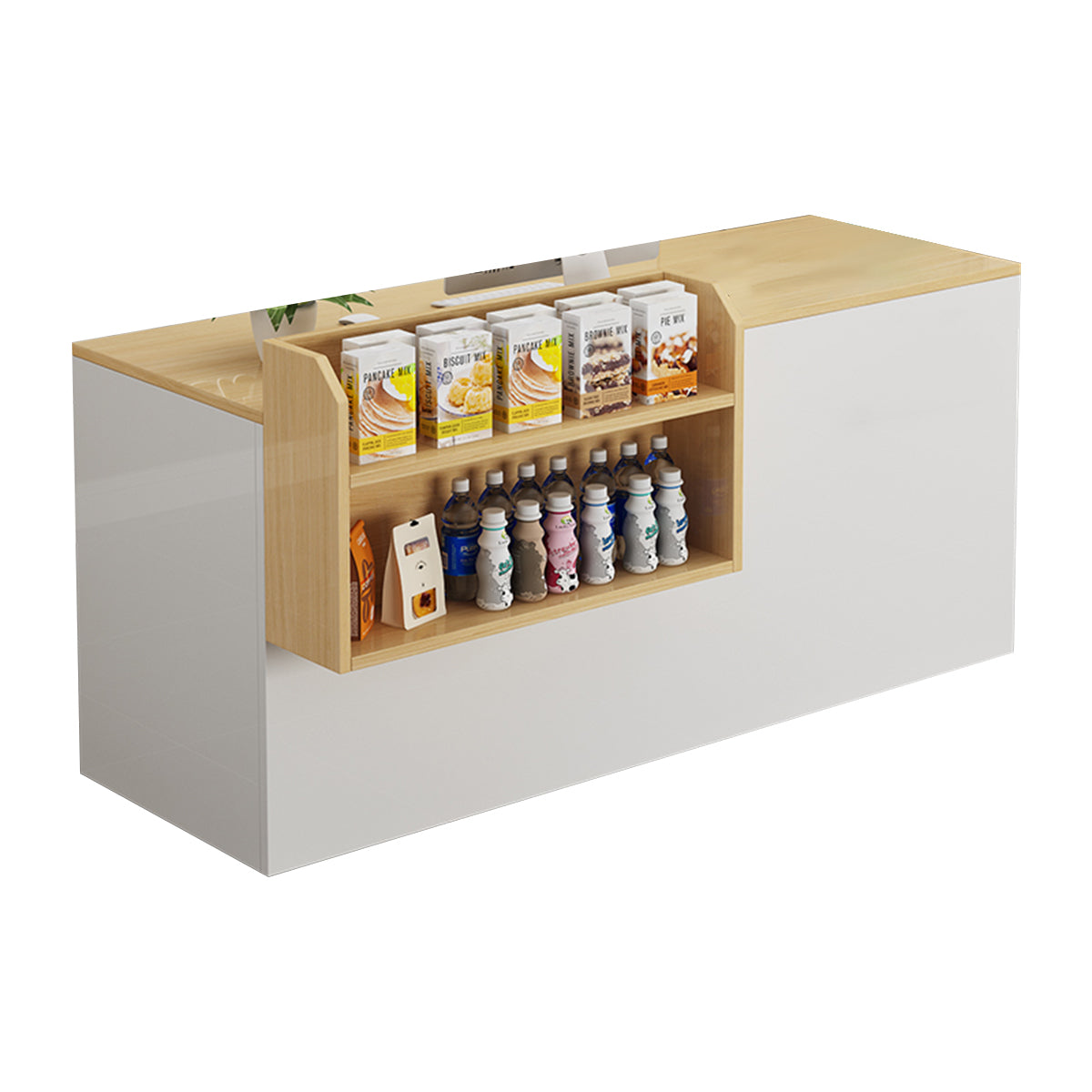 Compact and Simple Counter Cashier Front Desk Reception Desk