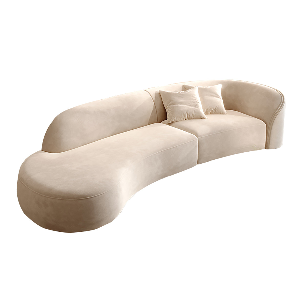 Timeless Curved Comfy Sofa
