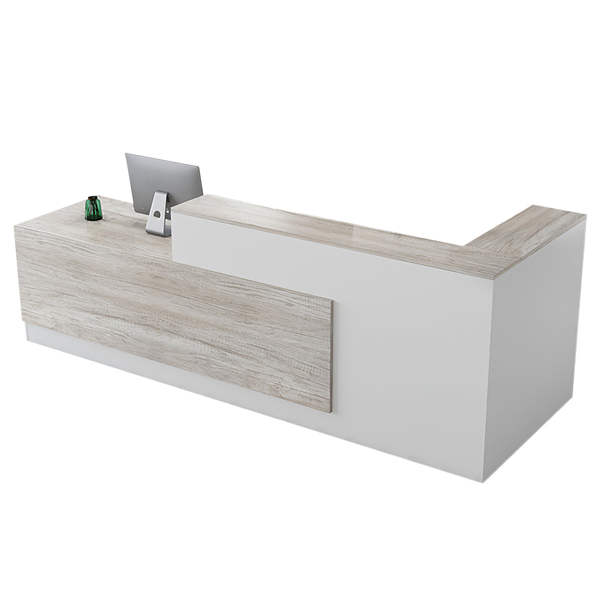 Modern Reception Desk with Two-tone Design (Sale Event）