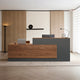 Sleek Premium Reception Desk with Double Surface and Ample Storage for Modern Offices and Lobbies（Stock Items）