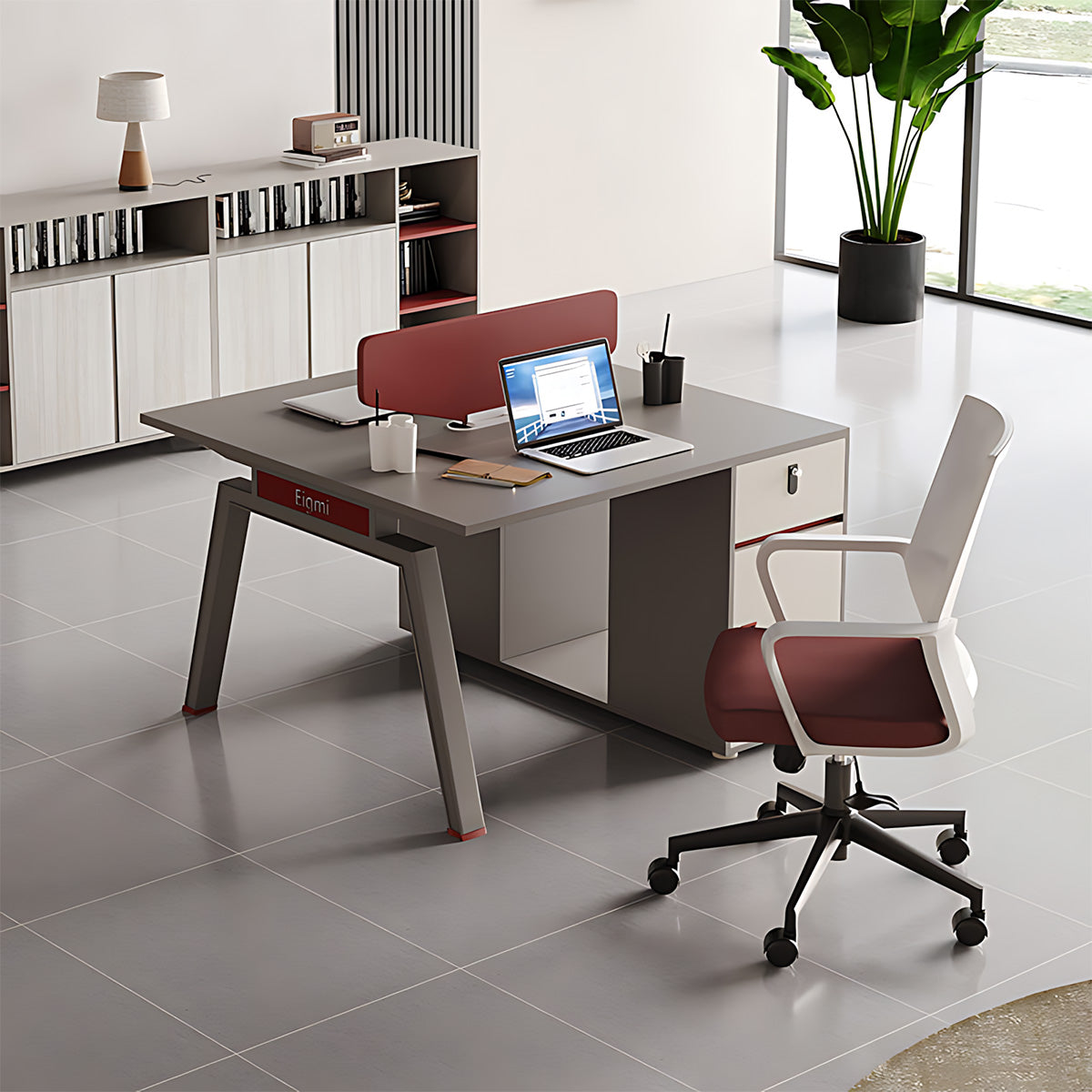 Office Desk, office room scene, for executive office workspace, modern executive office furniture