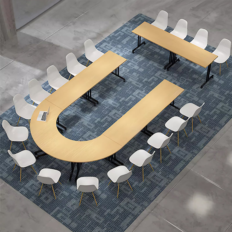 Minimalist and Creative Multifunctional Conference Table with a Sturdy Leg Design