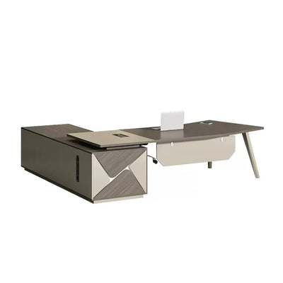 Simple Modern Boss Desk Supervisor Single Large Desk