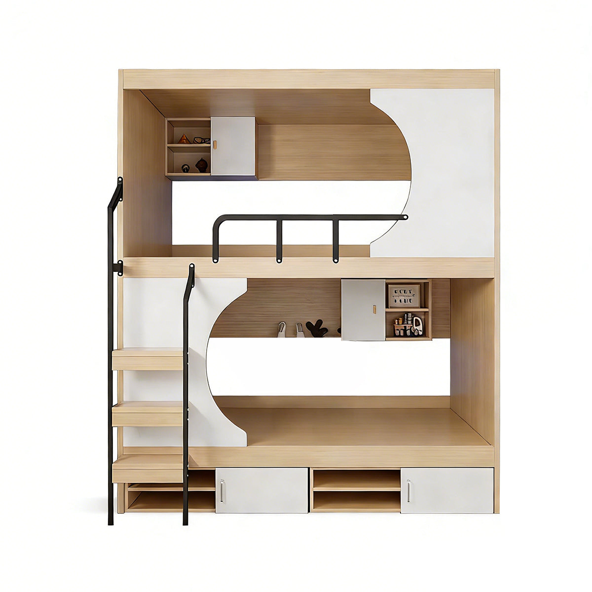 Multi-functional Solid Wood Bunk Bed for Bedroom