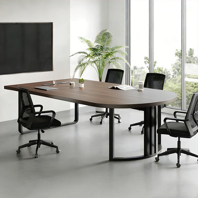 Modern Conference Table with Reinforced Desktop & Multi-Device Hub