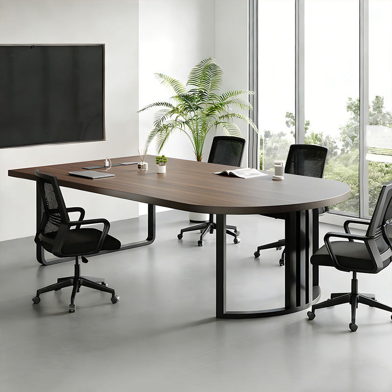 Modern Conference Table with Reinforced Desktop & Multi-Device Hub