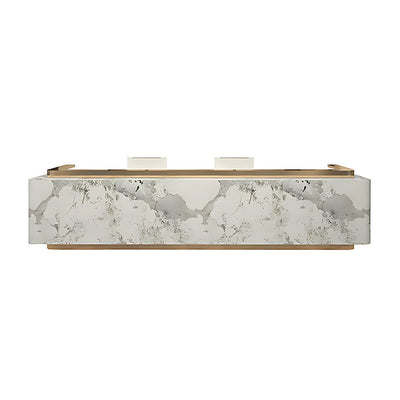 Company Reception Counter Beauty Salon Bar Marble Rock Slab Counter