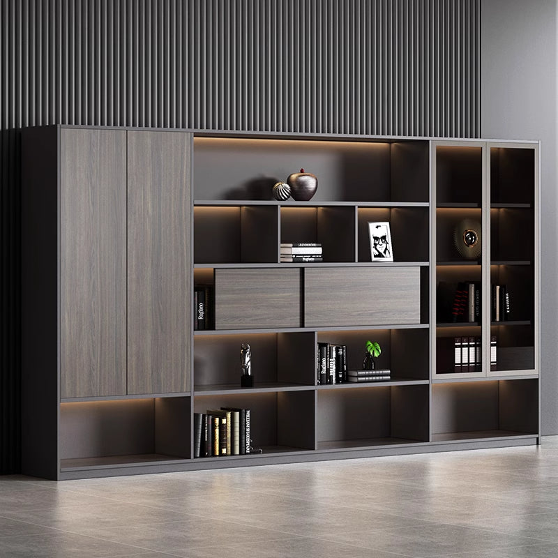 Stylish Storage Cabinet with Sensor Light and Extra-Large Wardrobe