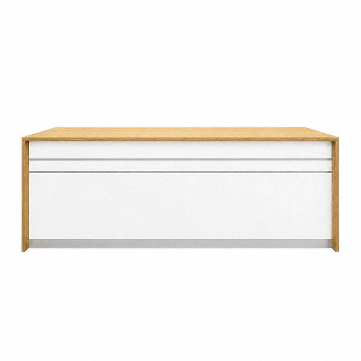 Reception Desk 47–94 in Wide with Solid Wood