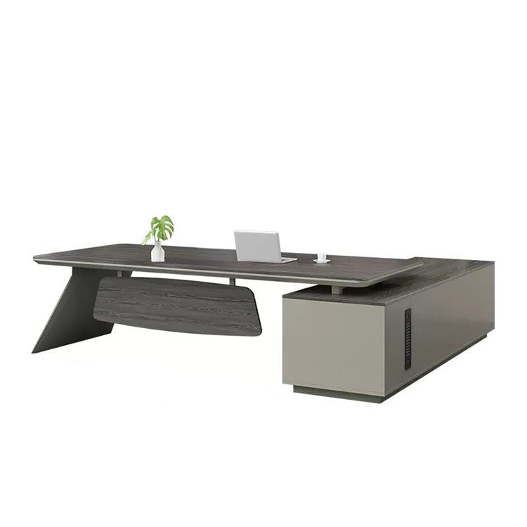 Modern Minimal Boss Desk and Chair Set