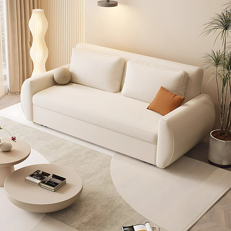 Minimalist and Stylish Backrest Sofa with Foldable Design